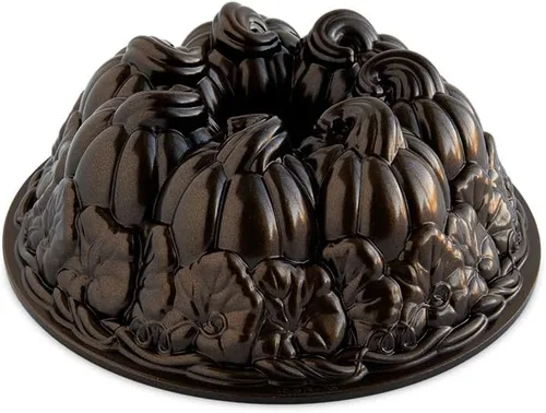 Nordic Ware - Molde para pastel tipo bundt, diseño de calabaza