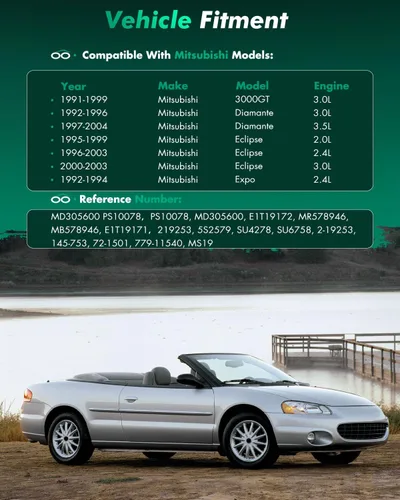 Miniatura 3 de SCITOO Sensor de presión absoluta del colector MD305600 apto para Mitsubishi para Galant 1996-2003 para Eclipse 1995-2003 para Mirage para Diamante