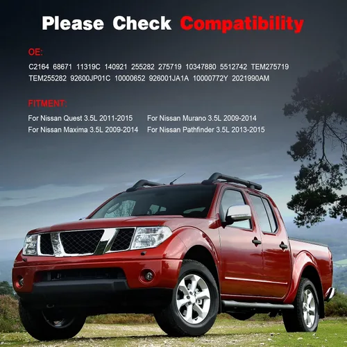 Miniatura 2 de Compresor de CA compatible con 3.5L para Nissan para Maxima para Pathfinder para Murano para Quest 2009-2015 Compresor de aire acondicionado
