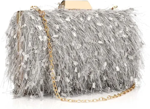 YYW Bolso de mano para mujer, lindo bolso de mano con asa superior, bolsa de noche, bolsa cruzada, bolsa de hombro para boda, fiesta, baile de