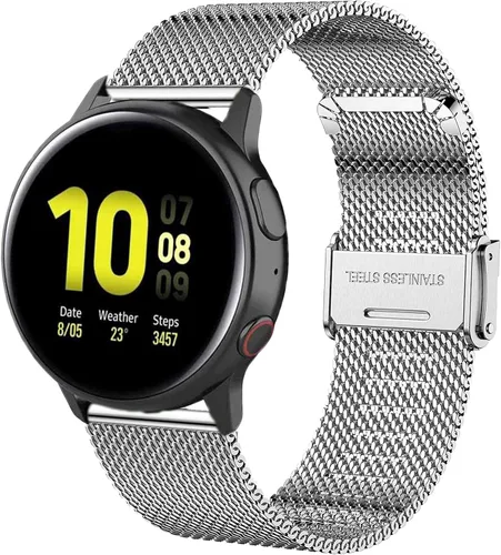 Miniatura 7 de Bandas para Vivoactive 3 Watch Band, 0.78 pulgadas de malla de acero inoxidable para Garmin Vivoactive 3/Forerunner 645 Music/Galaxy Watch 1.654