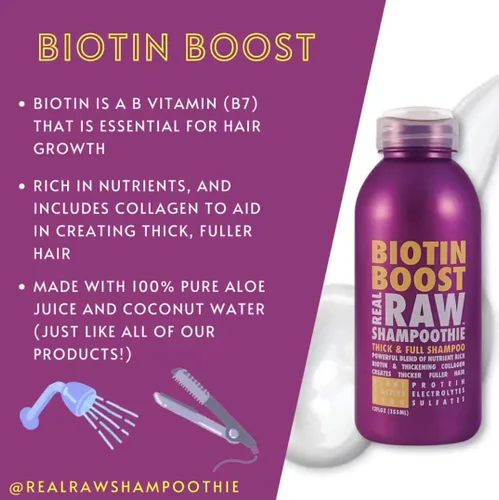 Miniatura 3 de Real Raw Champú de biotina