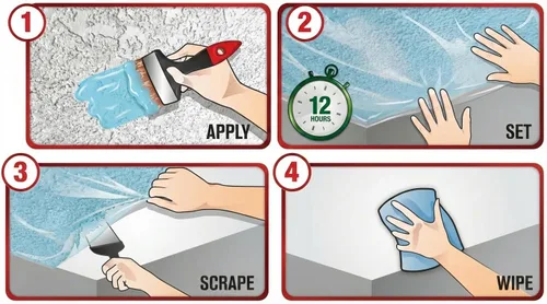 Miniatura 2 de Max Strip Removedor de techo de palomitas de maíz pintado de fuerza profesional, 1 galón, sin cloruro de metileno, sin NMP, potente fórmula de gel