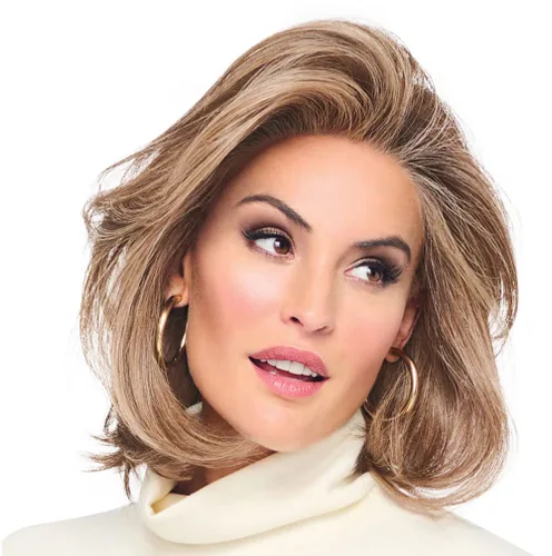 Miniatura 20 de Raquel Welch Flying Solo - Peluca de página para niño, 100% atada a mano por ropa de pelo, gorra pequeña promedio, RL4/10SS Iced Java Java helado