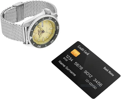 Miniatura 5 de SEIKO Reloj automático para hombre con correa de acero inoxidable plateado modelo SRPD67K1 Blanco apagado Pulsera