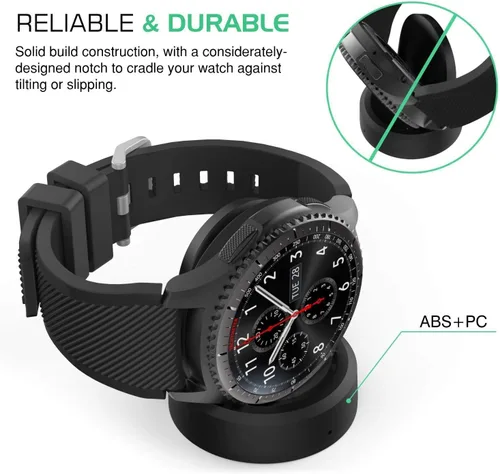Miniatura 4 de Cargador de reloj Galaxy de 1.654 in y 1.811 in, base de carga de repuesto para Samsung Galaxy Smart Watch SM-R800 SM-R810 SM-R815 Gear S2 S3