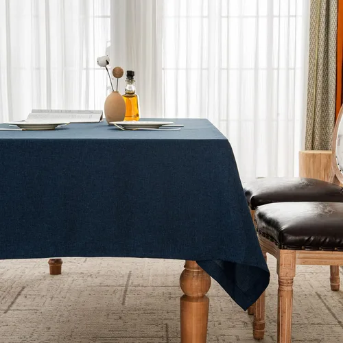 Miniatura 23 de BALCONY & FALCON Mantel Rectangular Estilo Jacquard Resistente al Agua Cubierta de Mesa para Comedor Cocina Café Fiestas y Uso al Aire Libre