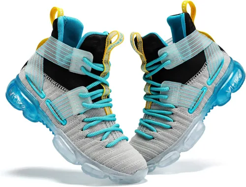 Miniatura 7 de Tenis para básquetbol para niños, tenis deportivos para niñas y niños, tenis para entrenamiento para la escuela, antideslizantes, tenis