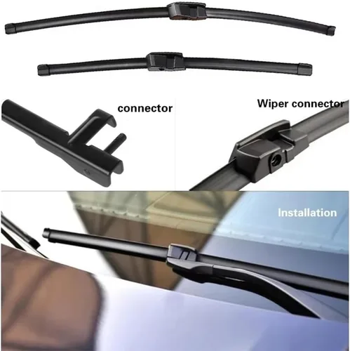 Miniatura 3 de Escobillas de limpiaparabrisas compatibles con BMW Serie 5 F10 F11 F07 GT 2010 – 2016 Parabrisas delantero y trasero Accesorios para automóviles F11