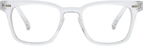peepers by peeperspecs Lentes de lectura con bloqueo de luz azul Strut para hombre Transparente
