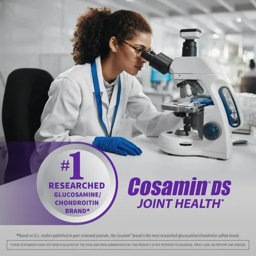 Miniatura 7 de Cosamin DS, suplemento para la salud de las articulaciones de glucosamina y condroitina #1, 150 cápsulas "fáciles de tragar