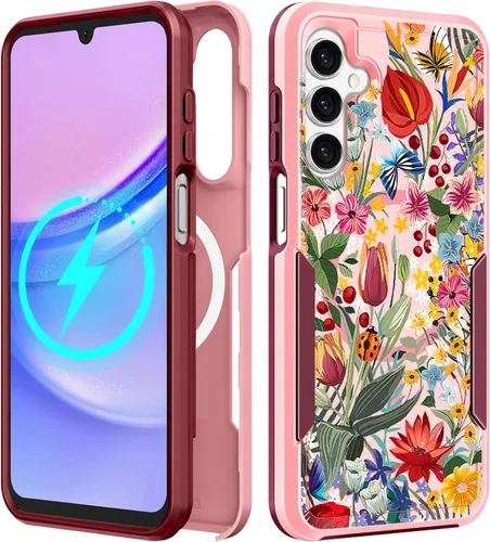 Miniatura 12 de Funda para Moto G 5G 2024 – Compatible con MagSafe para mujeres y niñas, bonita funda protectora magnética para teléfono, diseño femenino Kawaii