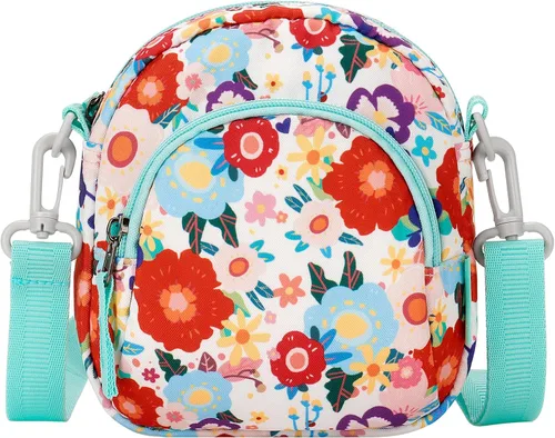 Choco Mocha Bolso cruzado para niñas pequeñas de 4-6, 6-8, bolso cruzado para niños, bolso cruzado para niños de 2, 3, 4 años,
