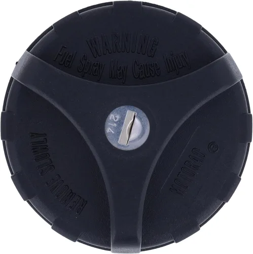 Miniatura 4 de MotoRad Tapa de combustible de bloqueo regular, negro, viene con 2 llaves, tapa de motor duradera