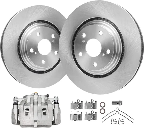 Miniatura 20 de Detroit Axle - Kit de freno delantero para Chevrolet Trailblazer GMC Envoy 2007 2008 2006-2009, rotores de freno de disco, pastillas de freno