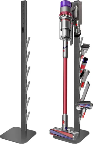 Soporte de aspiradora Haturi para Dyson Gen5 V15 V12 V11 V10 V8 V7 V6, diseño oculto de cable de alimentación, soporte de acoplamiento de metal para