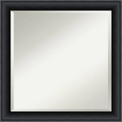 Miniatura 14 de Amanti Art Espejo de baño de madera, espejo de pared negro Ashton para usar como espejo de tocador de baño sobre el fregadero