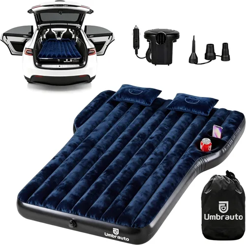 Miniatura 15 de Umbrauto Truck Bed Air Mattress Inflatable Pickup Camping Airbed for 5.5-5.8ft Full Size Short Truck Bed Road Trip Sleeping Pad with Pump for