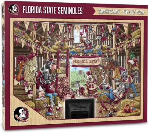 Miniatura 22 de YouTheFan NCAA Barnyard Fans - Rompecabezas de 500 piezas