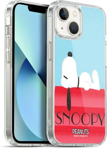 Miniatura 97 de Head Case Designs Snoopy Deco Dreams - Funda de gel suave con licencia oficial de Peanuts Blue Pattern compatible con Apple iPhone 7 Plus/iPhone 8