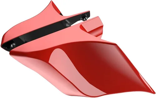 Miniatura 99 de Advanblack Barracuda - Cubiertas laterales estiradas plateadas (brillantes), paneles extendidos para Harley Touring Street Glide Road Glide Electra