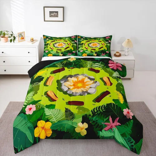 Miniatura 47 de Feelyou Juego de edredón de sandía, tamaño individual, juego de ropa de cama de frutas frescas de verano para niños, decoración de frutas rojas, 1