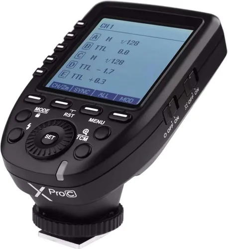 Miniatura 2 de GODOX Xpro-C 1/8000s HSS TTL Disparador de flash inalámbrico 5 botones de grupo dedicados 11 funciones personalizables para Canon EOS Hotshoe cámara