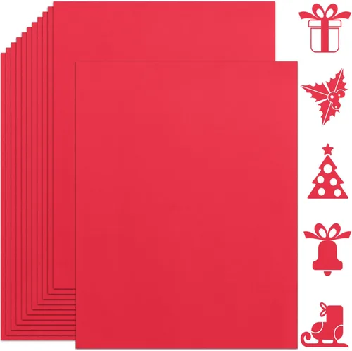 Miniatura 23 de 25 hojas de papel de cartulina azul claro 8.5'' x 11'', 250 g/m²/92 lb papel grueso para álbum de recortes, invitaciones, impresión y tarjetas