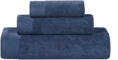 Miniatura 87 de Superior Juego de 6 toallas de 100% algodón egipcio de 500 GSM, 6 piezas, 2 caras, 2 manos, 2 toallas, ideal para baño, cocina o playa, de secado