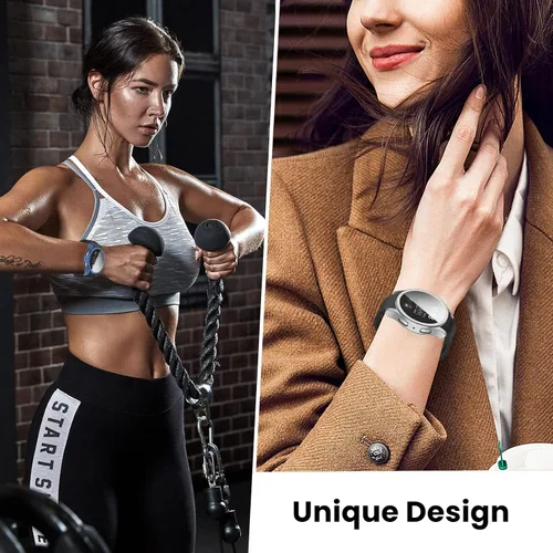 Miniatura 5 de Funda protectora de pantalla compatible con Samsung Galaxy Watch 7 de 1.575 pulgadas (1.575 in) y 1.732 pulgadas (1.575 in y 1.732 in), funda