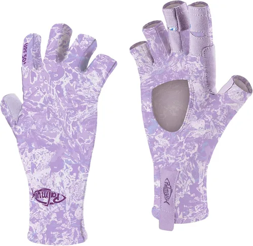 Miniatura 15 de Palmyth Guantes de pesca sin dedos con protección UV, UPF50+, guantes de sol para hombres y mujeres para kayak, senderismo, remo, conducción