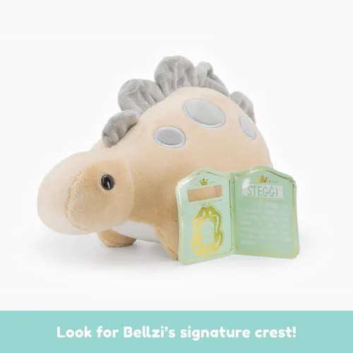Miniatura 3 de Bellzi estegosaurio - Bonito juguete de peluche de peluche, adorable juguete de dinosaurio suave, peluche y regalos, regalo perfecto para niños