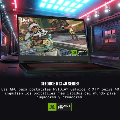 Miniatura 4 de MSI Portátil para juegos Thin A15 FHD 144Hz de 15.6 pulgadas, Ryzen 5-7535HS, GeForce RTX 3050, 16GB DDR5, 512GB SSD, diseño delgado y ligero