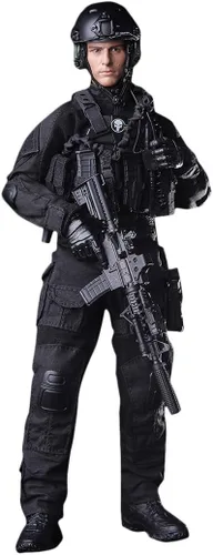 Miniatura 8 de Juego de figuras de acción militares de 12 pulgadas, juego de figuras de acción a escala 1/6 con armas y accesorios - NB01