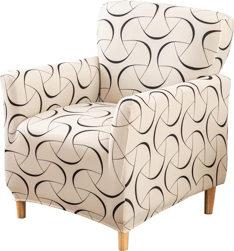 Miniatura 79 de FUANGUI Funda para Sillón de Banquete con Brazos Fundas para Sillas Elásticas Funda para Sillón Club Funda Suave para Sillón Sofá Cubiertas 03