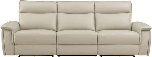 Miniatura 4 de Lexicon Raelynn Power - Sofá reclinable doble, color gris pardo gris topo