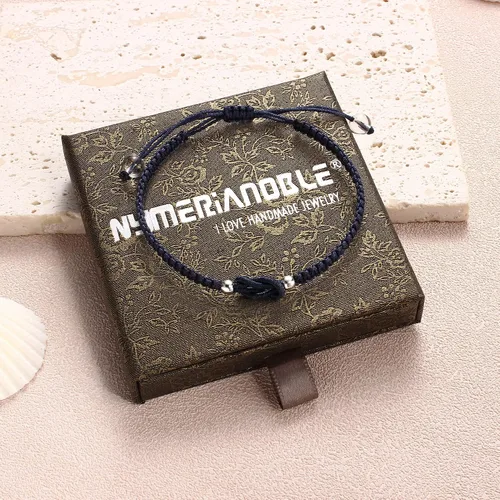 Miniatura 23 de Pulseras hechas a mano, pulseras para mujeres y hombres, pulsera ajustable con inicial, regalos de joyería para mamá, esposa, novia, ella, amigos