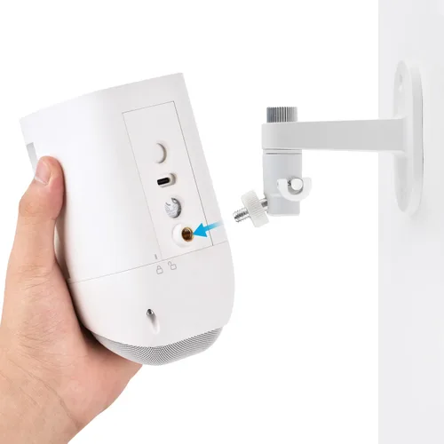 Miniatura 4 de Soporte de anillo para cámara de emergencia, ángulo ajustable para interior/exterior para anillo de foco con cable, anillo de foco de batería
