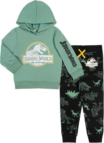 Miniatura 3 de Jurassic World Sudadera con capucha de forro polar para niñas de dinosaurio a niño grande