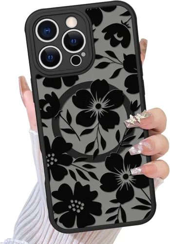 Miniatura 69 de TEAUGHT Compatible con iPhone 11 Funda con patrón lindo estampado de leopardo negro guepardo + protector de pantalla a prueba de golpes, funda