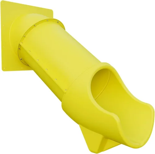 Tobogán Express de 3 pies para juegos - Cerrado, seguro y emocionante | TUSK Strong℠ (amarillo)