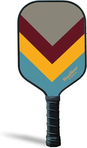 Paletas de pickleball T700 de fibra de carbono cruda con núcleo de panal de polipropileno de 0.630 in para control y giro, punto dulce grande, pala