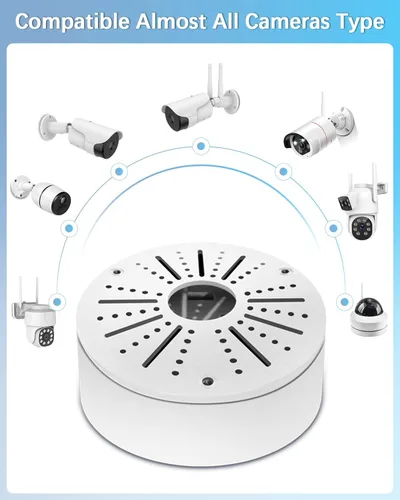 Miniatura 3 de WEILAILIFE Compatible con casi todos los tipos de cámaras: caja de conexiones de cámara de seguridad, cajas de conexiones universales para cámara