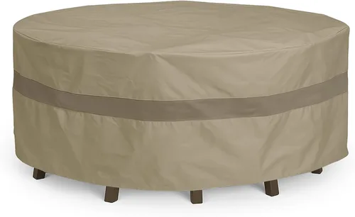 Miniatura 9 de Formosa Covers Funda prémium para mesa de comedor de patio al aire libre y hasta 6 sillas de comedor que se deslizan principalmente debajo