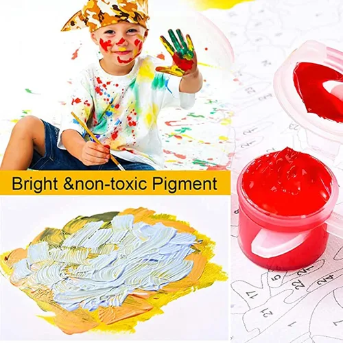 Miniatura 6 de Tucocoo Kits de pintura por números de medusas de 16 x 20 pulgadas, lienzo digital de pintura al óleo para adultos con pinceles y pigmento acrílico