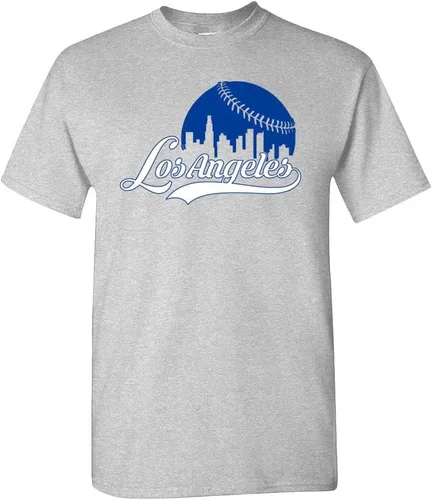 Miniatura 24 de Xtreme Apparrel Cityscape Skyline - Camiseta para hombre para fanáticos del béisbol Miami - Camisa negra