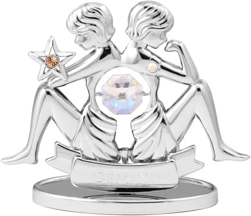 Miniatura 11 de CRYSTOCRAFT Regalo de sagitario, adorno de constelación con cristal austriaco, adorno de cristal de signo del zodiaco, colección de decoración
