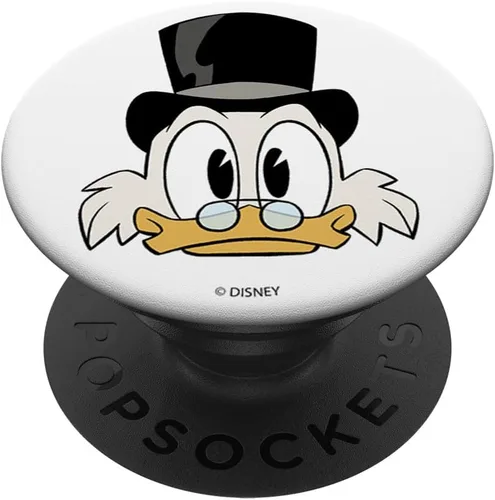 Disney DuckTales Scrooge - PopSockets de retrato de cara grande intercambiable PopGrip