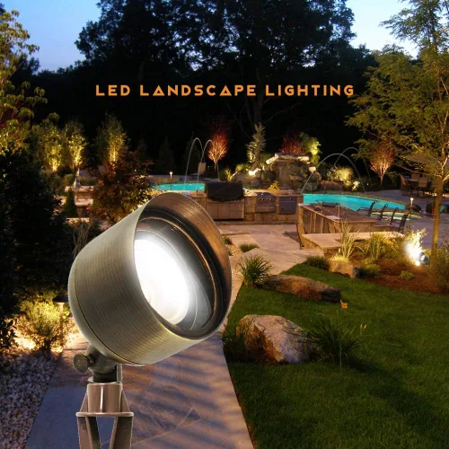 Miniatura 3 de Westgate Luces LED de iluminación para paisaje, construcción de latón, PAR36 no incluido, acabado de bronce antiguo, luces de pozo