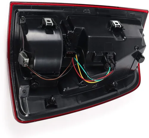 Miniatura 7 de FIONE Conjunto de Luces Traseras LED para Dodge Ram 1500 2013-2018 y 2500 2013-2018 y 3500 2014-2018 Tipo Halógeno y Lente Roja Interior Negro Con